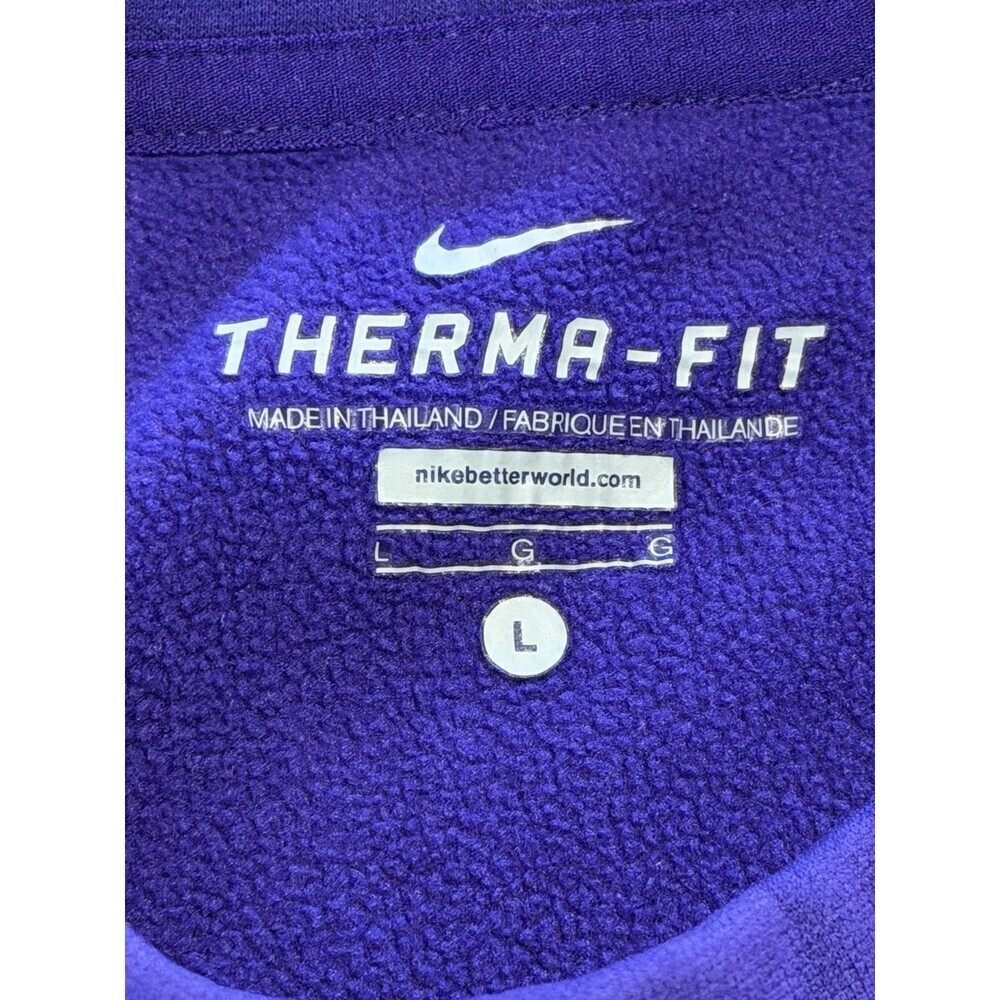 Nike Purple Women’s Pullover Sweatshirt Therma Fit Size Large - Picture 4 of 8